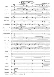 【レンタル楽譜】吹奏楽のための「虹色の海」 <小編成対応>(鈴木英史)