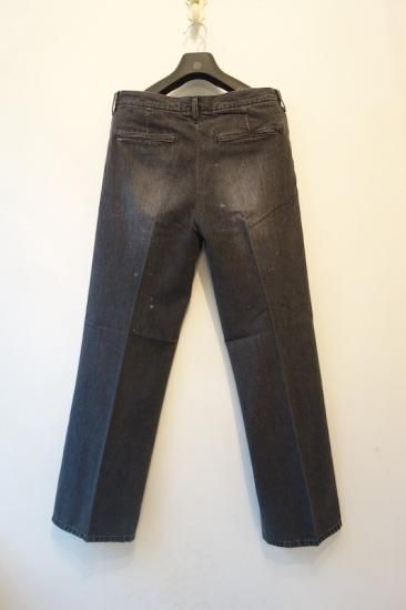 パンツ maatee&sons DENIM TROUSER EX BLACK DENIM MAATEE AND SONS』