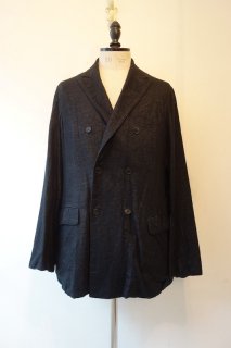 MAATEE AND SONS"DOUBLE WASHED GATHER JACKET"SILKPIN