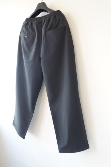Graphpaper ダークグレー ワイドパンツ Graphpaper (グラフペーパー) Wool Smooth Flannel Easy Wide