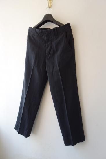 【MAATEE&SONS】SMOOTH CHINO TROUSER ドゥルン MAATEE & SONS 〉 ⁡ “CHINO TROUSER ドゥルン” COL: BLACK SIZE