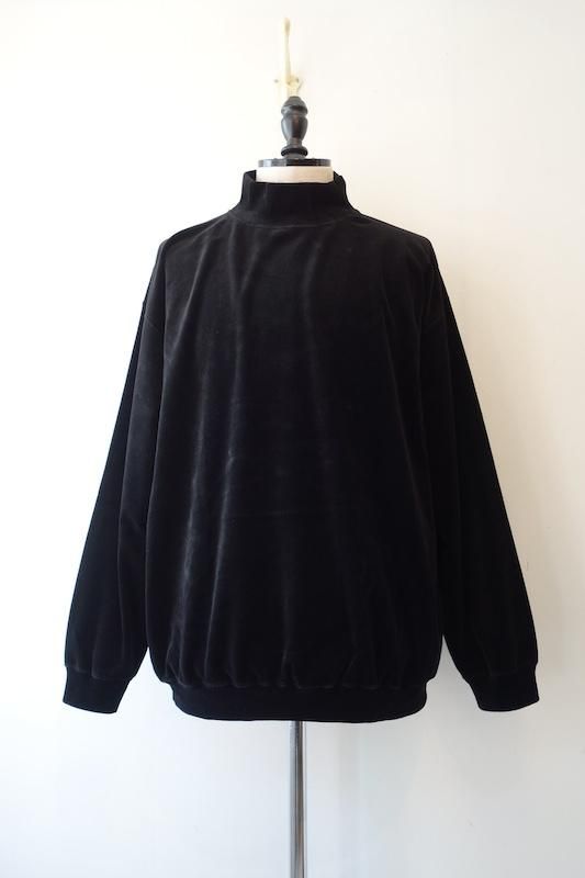 トップス graphpaper Compact Velour Mock Neck Compact Velour Mock Neck – Graphpaper
