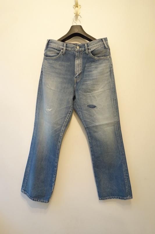 パンツ MAATEE&SONS Flare Denim Repair Indigo FLARE DENIM repair(1(MEN) Indigo/インディゴ): MAATEE&SONS