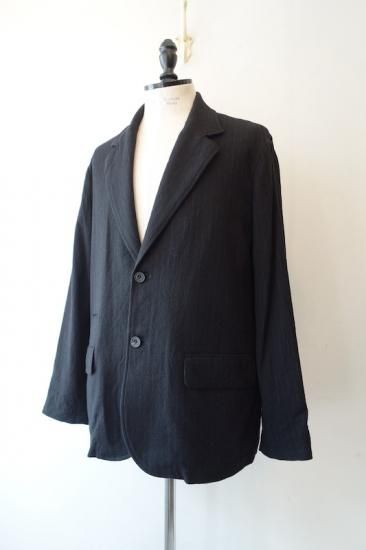 ジャケット・アウター ULTERIOR 25AW WASHED WOOL SILK STRIPE WASHED WOOL SILK STRIPE 2B JKT - ULTERIOR – C THE C