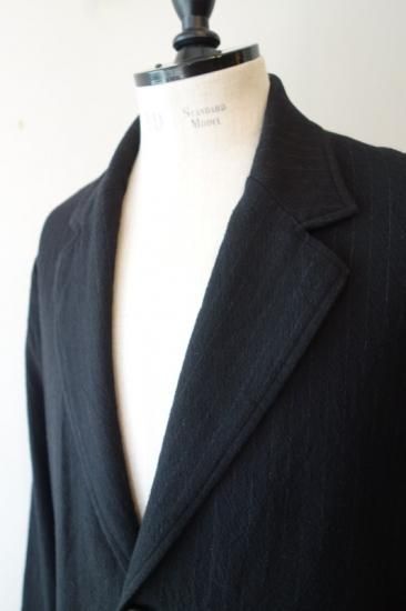 ジャケット・アウター ULTERIOR 25AW WASHED WOOL SILK STRIPE ULTERIOR 25AW WASHED WOOL SILK STRIPE