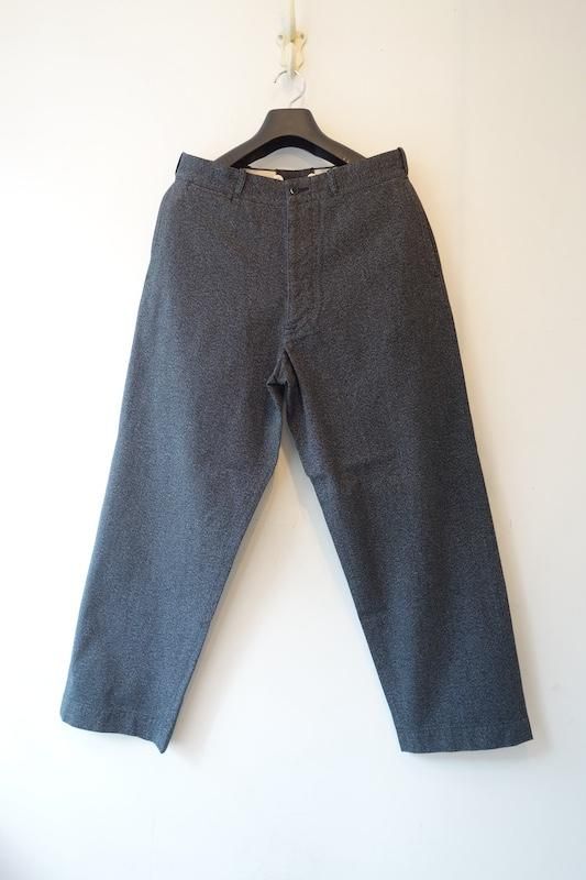 【新品未使用】25aw HERILL ブラックシャンブレーパンツ HERILL | ブラックシャンブレー ワークパンツ - アンリアル