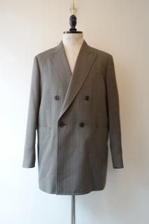 ULTERIOR"MELANGE HERRINGBONE STRIPE DB JKT"