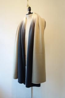 Graphpaper"Gradient Dyed Wool Knit Scarf"