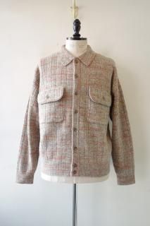 crepuscule"Rib Pattern Knit Jacket"