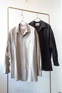 Graphpaper"SIDOGRAS Cotton Herringbone Flannel Sleeping Shirt"