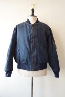 A.PRESSE"Vintage Silk Flight Jacket"
