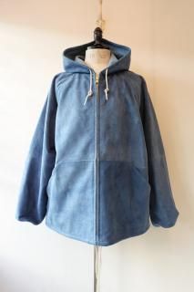 HERILL"Goat Suede Hooded Jacket"