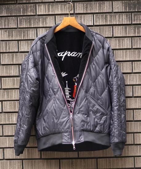 リバーシブルスカジャン|ダウンブルゾン - WORKER'S GARAGE