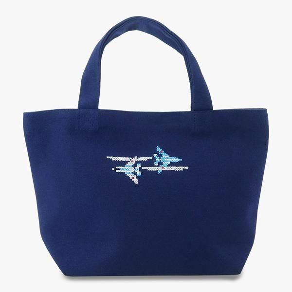 象刺繍トートバッグ ネイビー 象刺繍トートバッグ ネイビー earのweb限定の定番と言えば馬刺繍