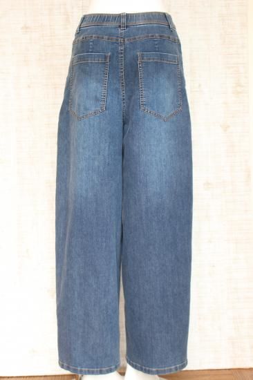 ROBE ローブ BLUE FRONCE デニムワイドストレートパンツ 40号のみ