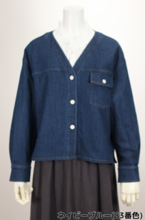 ROBE  BLUE FRONCE ȥåǥ˥ॸ㥱å