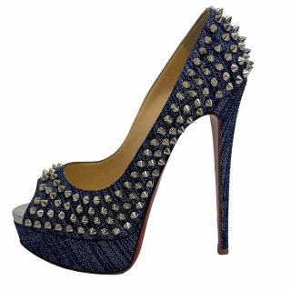 Z0006223  Christian Louboutin ꥹ֥ 37 ѥå ѥץ Х/쥶 ǥ