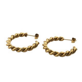 Z0005634  Shapes Studio ץ GOLD TWIST HOOP ԥ /K18 ǥ