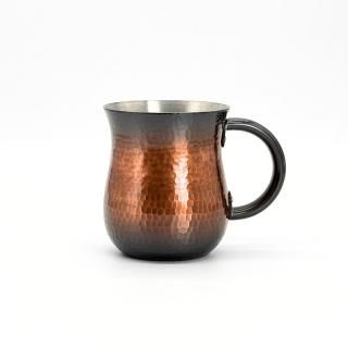 新光金属 純銅 lH対応 片手鍋 18cm 銅製手打ち深型片手鍋18cm FC120006 -