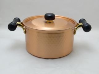 銅鍋 しゃぶ鍋 製菓 デンジ 手打ち IH対応 打ち出し 有次