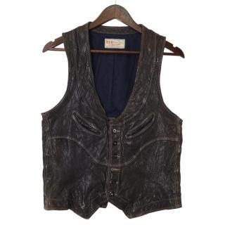 Wrangler×men's BIGI ベン ザ ロデオ テーラー レザーベスト
|AGG5T00541