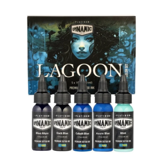  DYNAMIC Lagoon 1oz 5 Bottle Color Set 