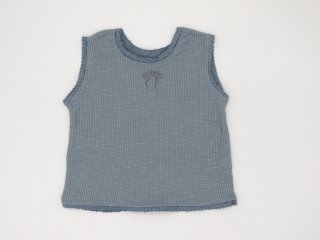 ribbon camisole -blue gray-023