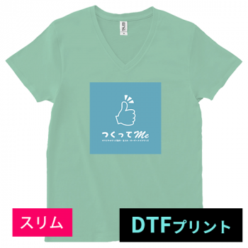 【DTFプリント】スリムフィット VネックTシャツ|SFV-113 |TRUSS