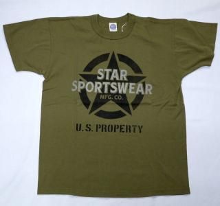 MILITARY TEE SHIRT " STAR SPORTSWEAR MFG.CO.