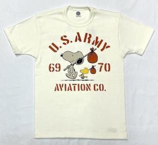 SNOOPY TEE " U. S. ARMY AVIATION CO. "