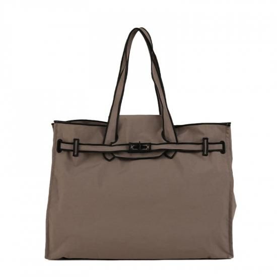 20時まで 正規品 ラクゼット エコバッグ トートバッグ Lサイズ グレー New Classical Eco Bag (L) GRAY - LA COUSETTE（ラクゼット