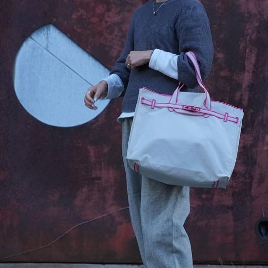 20時まで 正規品 ラクゼット エコバッグ トートバッグ Lサイズ グレー New Classical Eco Bag (L) GRAY - LA COUSETTE（ラクゼット