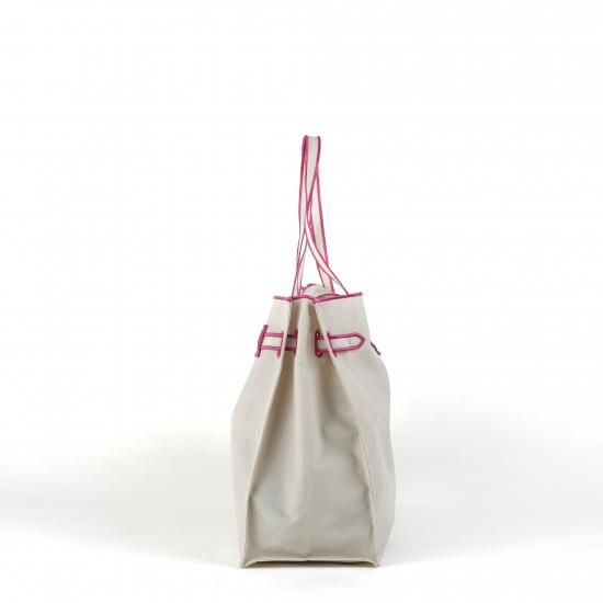 SCARF / New Classical Eco Bag (L) BEIGE - LA COUSETTE