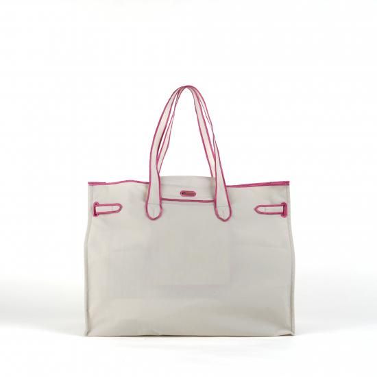 SCARF / New Classical Eco Bag (L) L.GRAY - LA COUSETTE