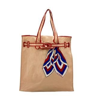 SCARF / New Classical Eco Bag (M) P.BEIGE - LA COUSETTE