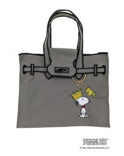 <img class='new_mark_img1' src='https://img.shop-pro.jp/img/new/icons14.gif' style='border:none;display:inline;margin:0px;padding:0px;width:auto;' />SNOOPY KING / New Classical Eco Bag (S) GRAY