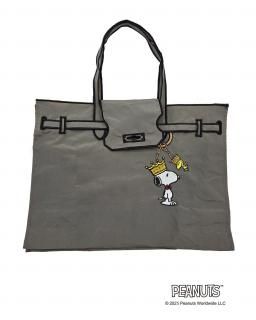 <img class='new_mark_img1' src='https://img.shop-pro.jp/img/new/icons14.gif' style='border:none;display:inline;margin:0px;padding:0px;width:auto;' />SNOOPY KING / New Classical Eco Bag (L) GRAY