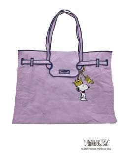 <img class='new_mark_img1' src='https://img.shop-pro.jp/img/new/icons14.gif' style='border:none;display:inline;margin:0px;padding:0px;width:auto;' />SNOOPY KING / New Classical Eco Bag (L) PURPLE