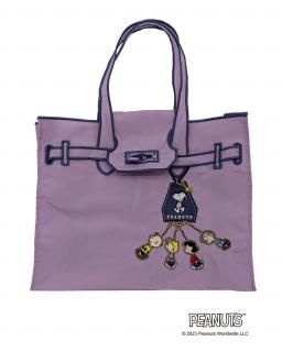 <img class='new_mark_img1' src='https://img.shop-pro.jp/img/new/icons14.gif' style='border:none;display:inline;margin:0px;padding:0px;width:auto;' />SNOOPY KEY CHARM/ New Classical Eco Bag (S) PURPLE
