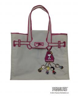 <img class='new_mark_img1' src='https://img.shop-pro.jp/img/new/icons14.gif' style='border:none;display:inline;margin:0px;padding:0px;width:auto;' />SNOOPY KEY CHARM/ New Classical Eco Bag (S) L/GRAY
