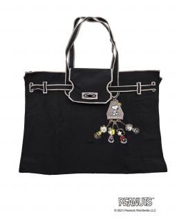 <img class='new_mark_img1' src='https://img.shop-pro.jp/img/new/icons14.gif' style='border:none;display:inline;margin:0px;padding:0px;width:auto;' />SNOOPY KEY CHARM / New Classical Eco Bag (L) BLACK