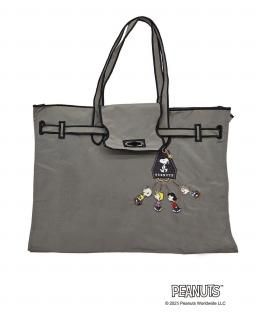 <img class='new_mark_img1' src='https://img.shop-pro.jp/img/new/icons14.gif' style='border:none;display:inline;margin:0px;padding:0px;width:auto;' />SNOOPY KEY CHARM / New Classical Eco Bag (L) GRAY