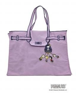 <img class='new_mark_img1' src='https://img.shop-pro.jp/img/new/icons14.gif' style='border:none;display:inline;margin:0px;padding:0px;width:auto;' />SNOOPY KEY CHARM / New Classical Eco Bag (L) PURPLE