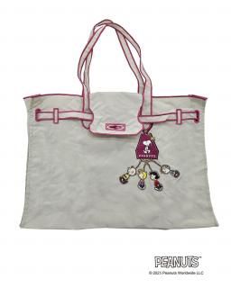 <img class='new_mark_img1' src='https://img.shop-pro.jp/img/new/icons14.gif' style='border:none;display:inline;margin:0px;padding:0px;width:auto;' />SNOOPY KEY CHARM / New Classical Eco Bag (L) L/GRAY