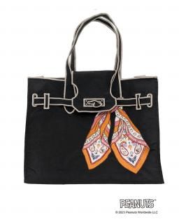 <img class='new_mark_img1' src='https://img.shop-pro.jp/img/new/icons14.gif' style='border:none;display:inline;margin:0px;padding:0px;width:auto;' />SNOOPY SCARF/ New Classical Eco Bag (S) BLACK
