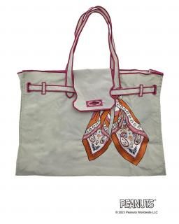 <img class='new_mark_img1' src='https://img.shop-pro.jp/img/new/icons14.gif' style='border:none;display:inline;margin:0px;padding:0px;width:auto;' />SNOOPY SCARF / New Classical Eco Bag (L) L/GRAY