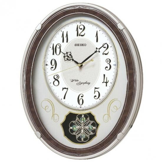 SEIKO 電波からくり時計 AM255B セイコー 掛け時計 スワロフスキー 美品 SEIKO セイコー 電波掛時計 からくり時計 - メルカリ
