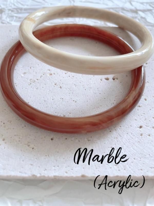 ウッド＆アクリルバングル4本セット - ImPARFAIT アンパルフェ