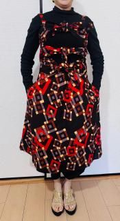 Kitenge Red Dress