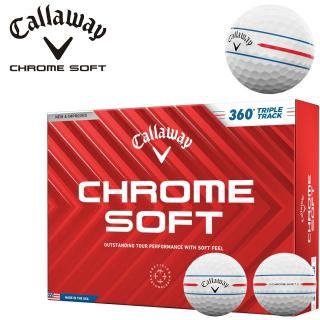   ե եܡ 112 CALLAWAY CHROME SOFT 360 TRIPLE TRACK 2024ǯǥ 